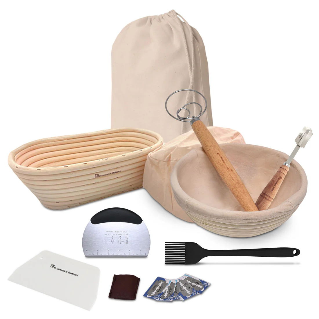 The Ultimate Bread Baking Set <br>Natural Ratten <br>Gift boxed