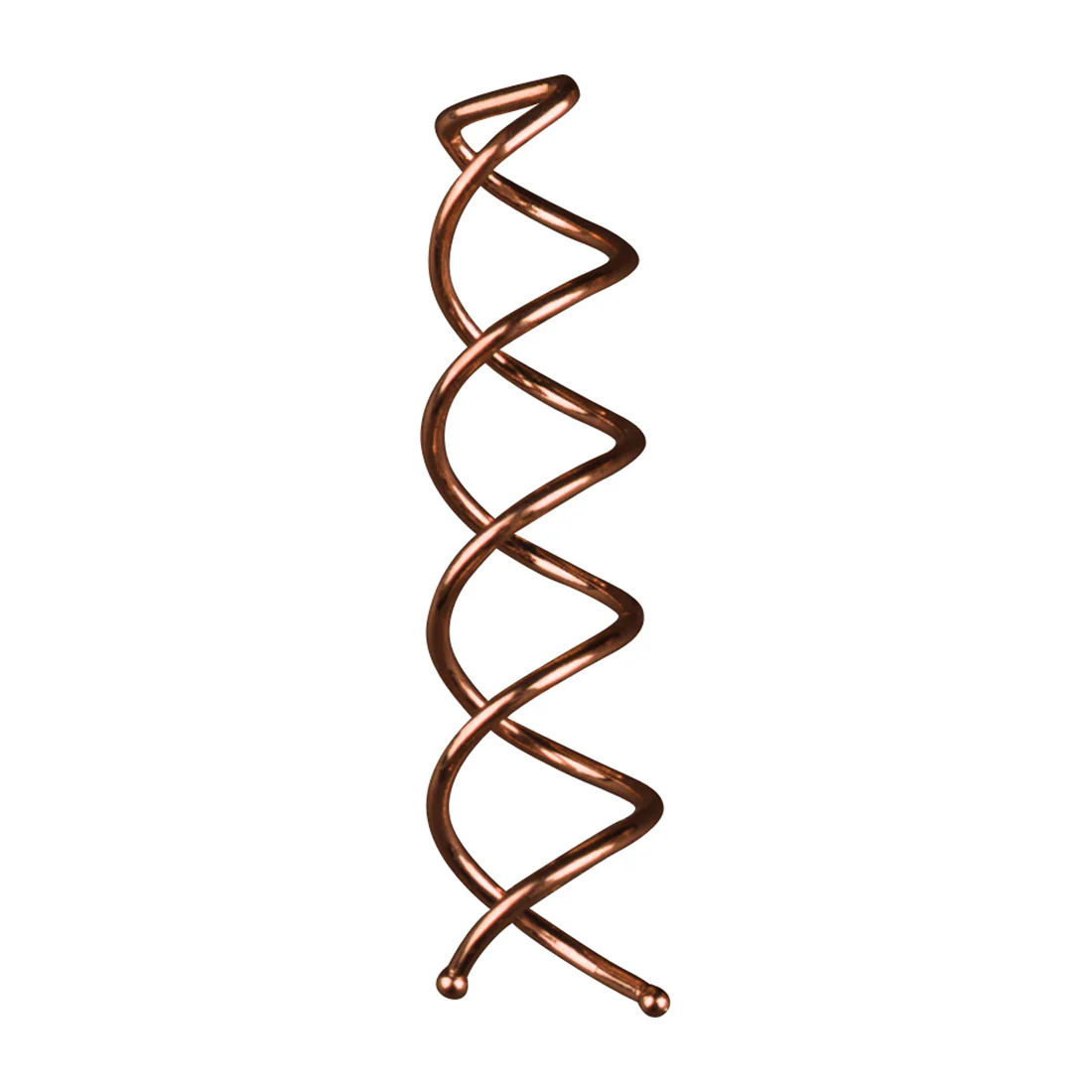 Twist Pins with Rounded Tips <br>Rose Gold <br>Set of 8