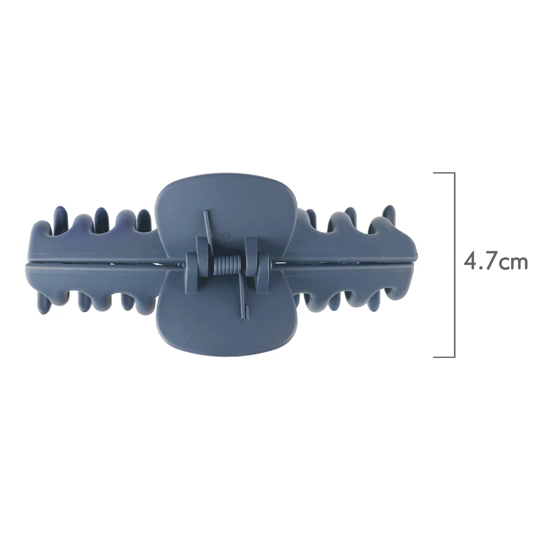 Ullu Amanda Hair Claw <br>Size: 11 x 4.7 x 4cm <br>Matte Slate Blue - Image 4