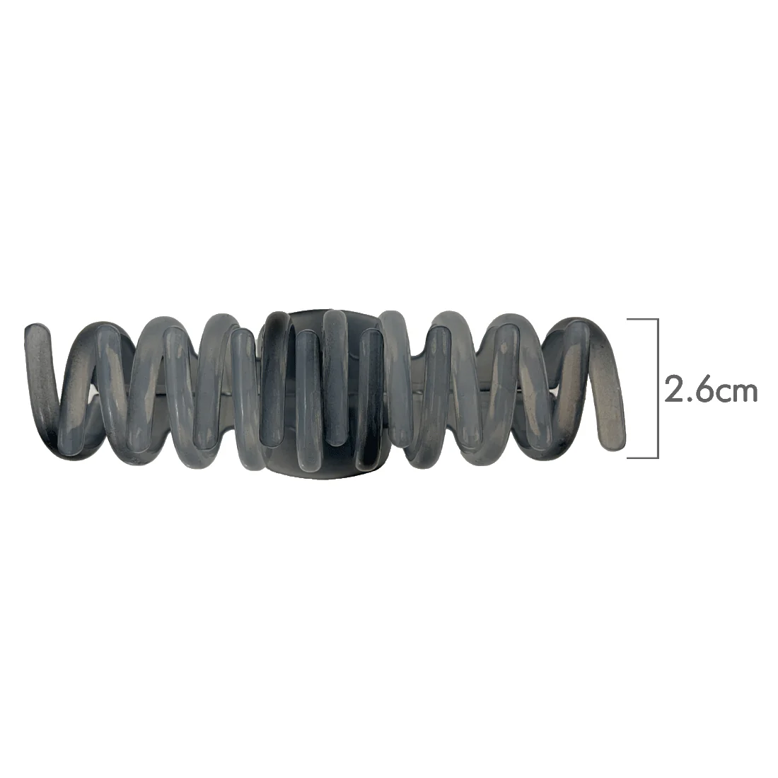Ullu Amanda Hair Claw <br>Size: 11 x 4.7 x 4cm <br>Transparent Shades Of Blue - Image 6