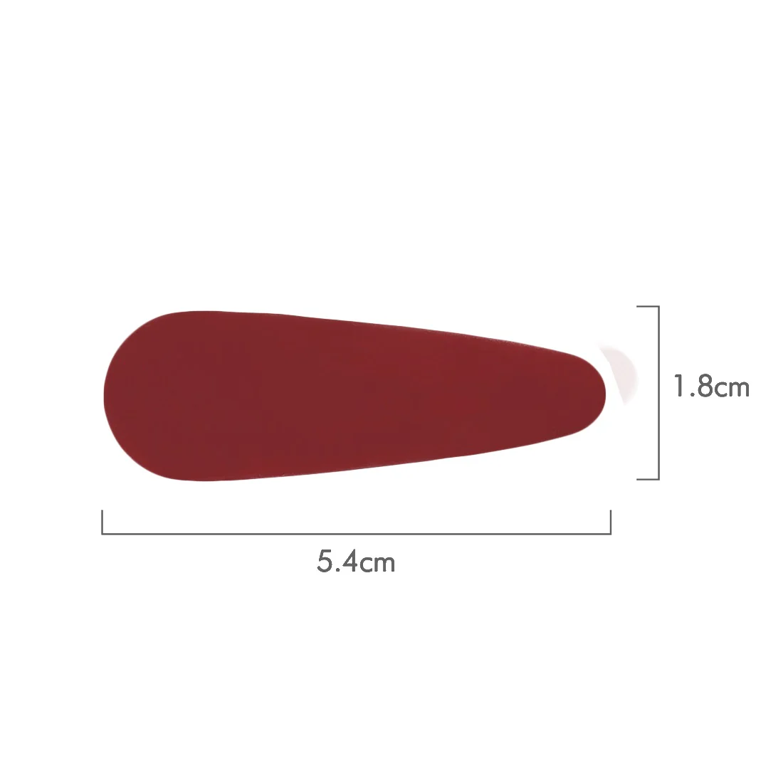 Ullu Aurora Hair Clip <br>Matte Magenta <br>5.4 x 1.8cm - Image 3