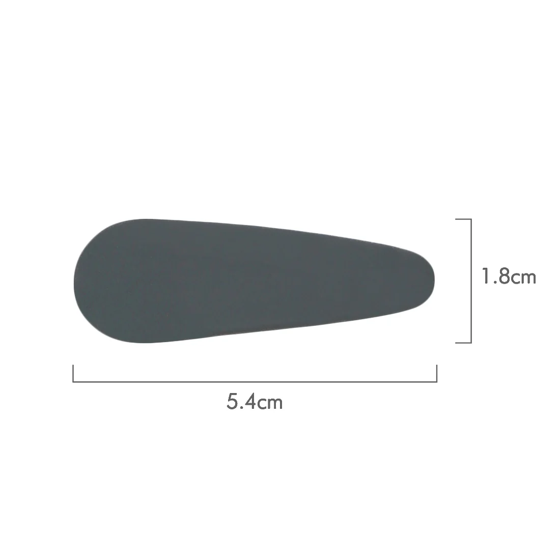 Ullu Aurora Hair Clip <br>Matte Slate Blue <br>5.4 x 1.8cm - Image 3