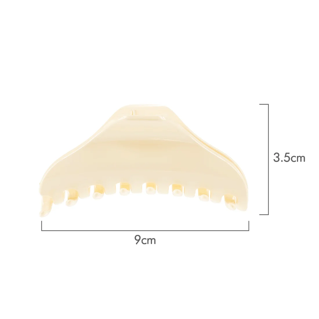 Ullu Bernise Hair Claw <br>Size: 9cm x 3.5cm <br>Ivory - Image 2