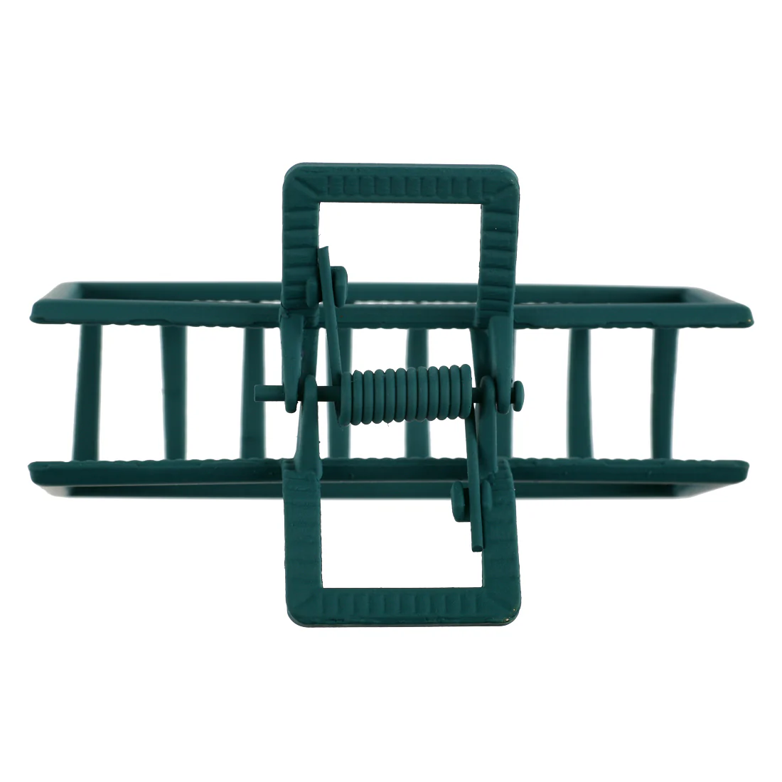 Ullu Brittany Hair Claw <br>Size: 6.7 x 4 x 3.5cm <br>Matte Peacock Green - Image 2