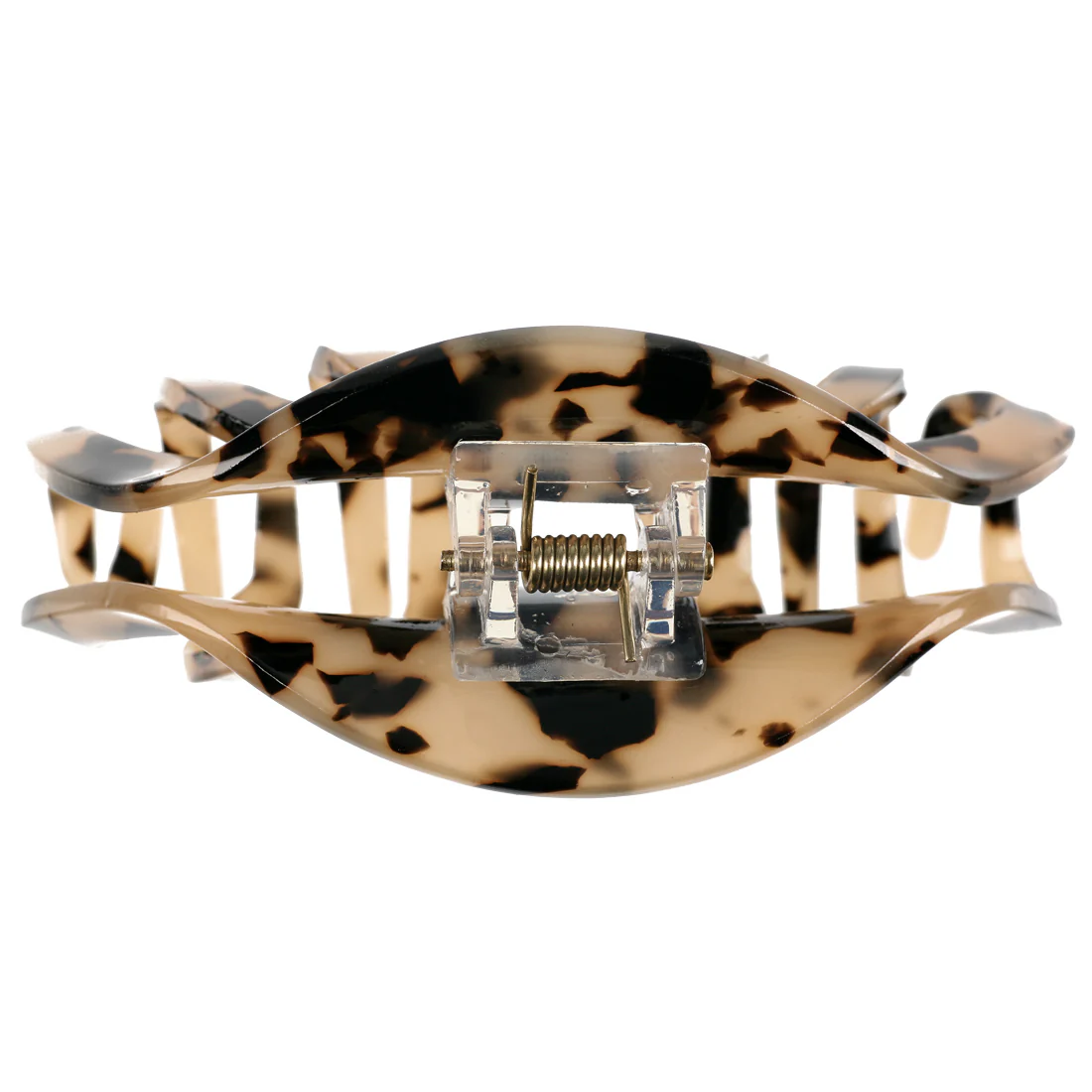 Ullu Camila Hair Claw <br>Size: 8.7 x 3.5 x 4cm <br>Light Tortoise Shell - Image 2