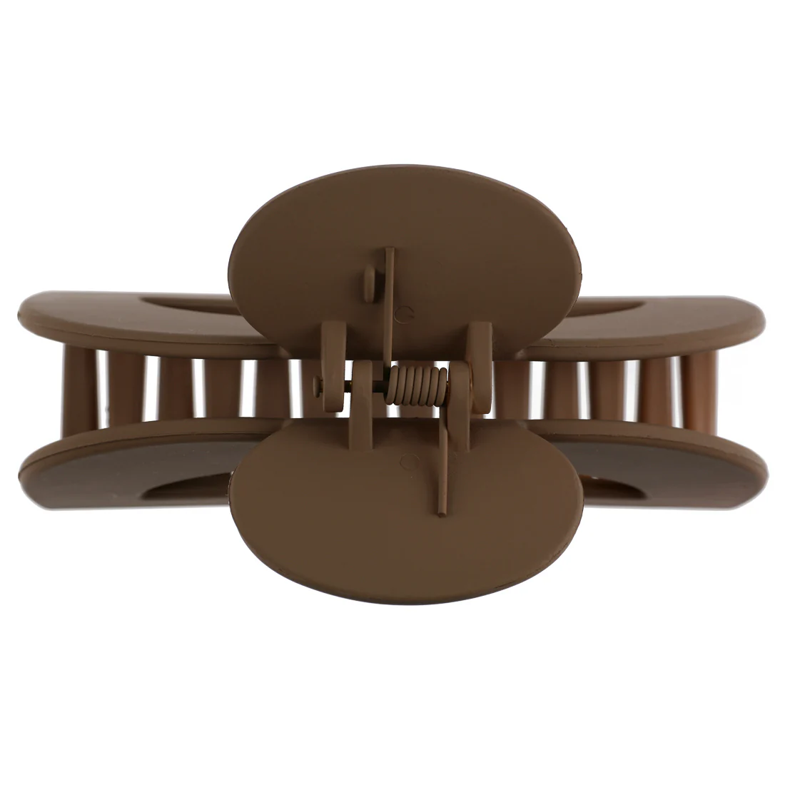 Ullu Daisy Hair Claw <br>Size: 10.3 x 5.2 x 4.5cm <br>Matte Coffee - Image 2