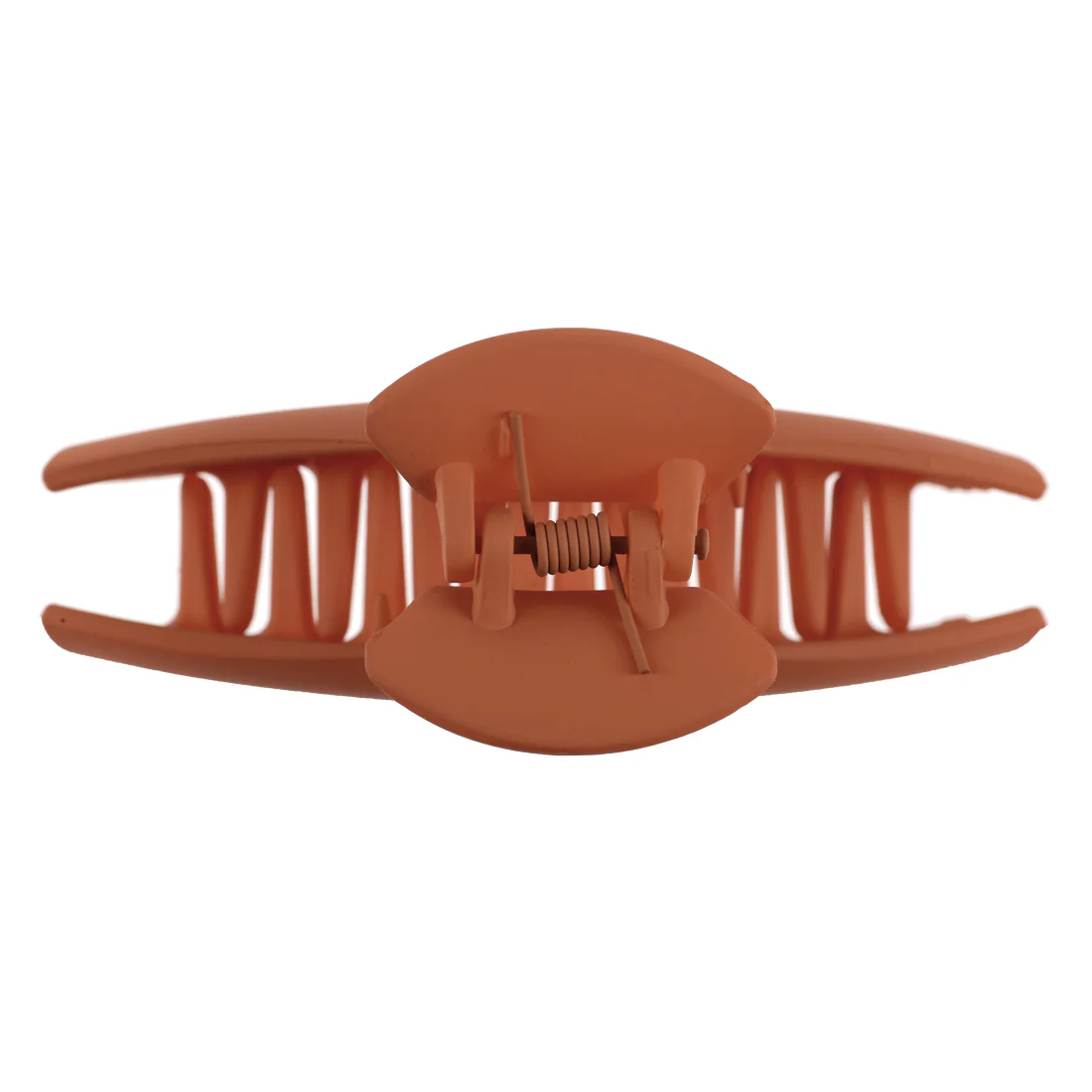 Ullu Eleanor Hair Claw <br>Size: 9.8 x 3.6 x 5cm <br>Matte Burnt Orange - Image 2