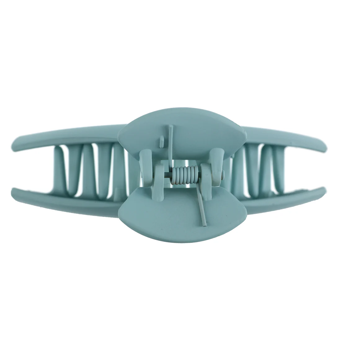 Ullu Eleanor Hair Claw <br>Size: 9.8 x 3.6 x 5cm <br>Matte Light Blue - Image 2