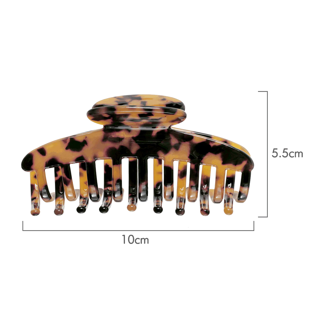 Ullu Elise Hair Claw <br>Size: 10cm x 5.5cm <br>Dark Tortoise Shell - Image 4