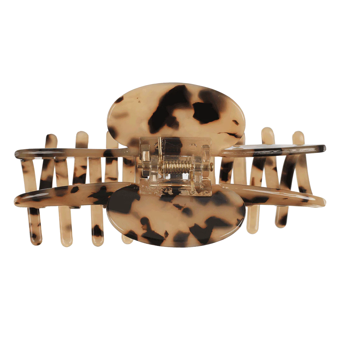 Ullu Elise Hair Claw <br>Size: 10cm x 5.5cm <br>Light Tortoise Shell - Image 2