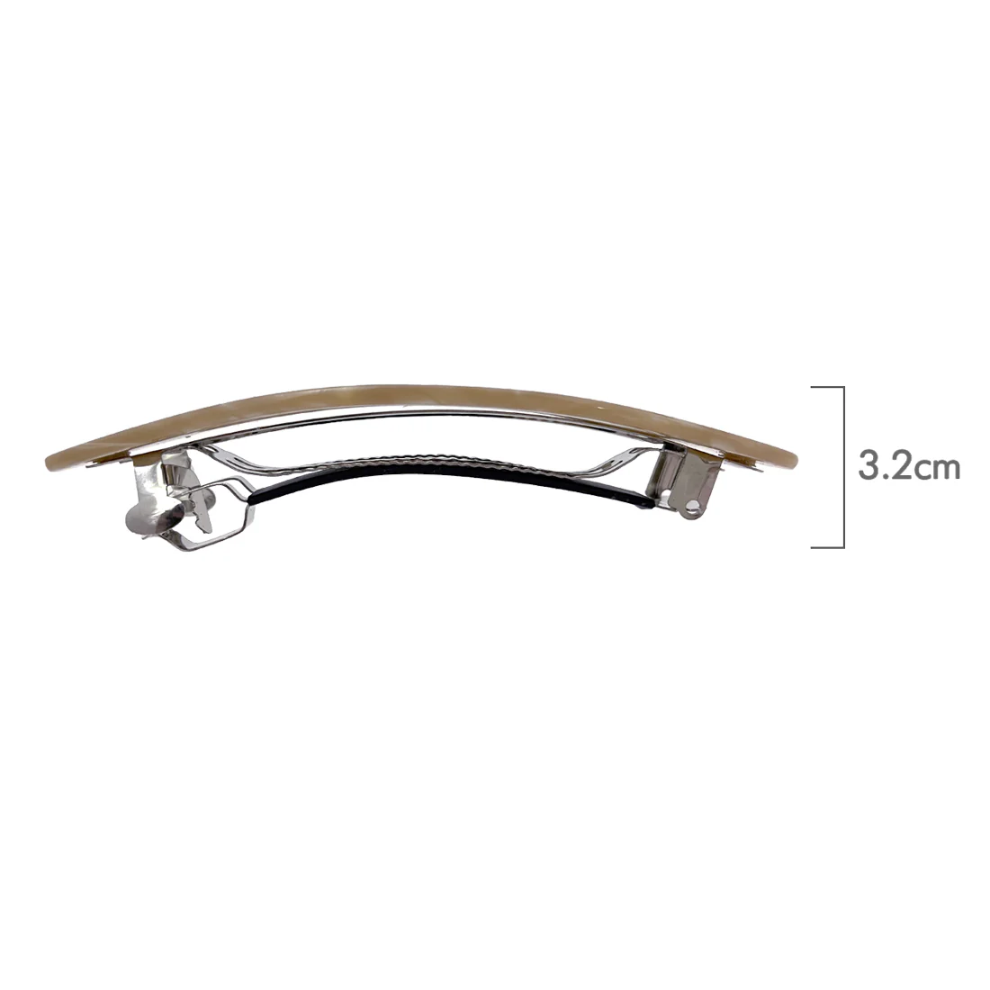 Ullu Eloise Hair Clip <br>Marbled Caramel <br>11.5 x 3.3cm - Image 5