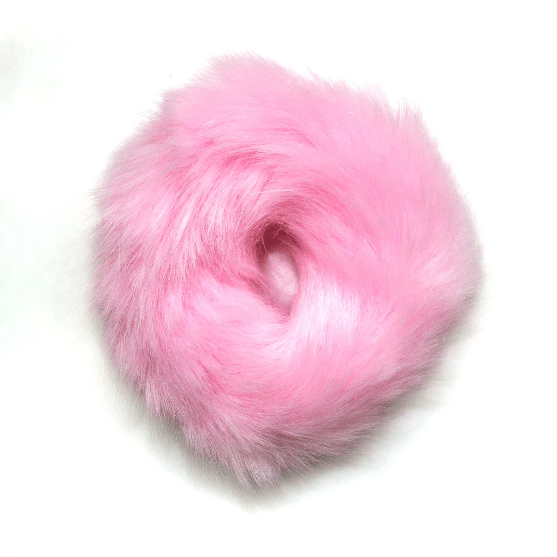 Ullu Faux Fur Scrunchie <br>Baby Pink <br>Diameter 7.5mm