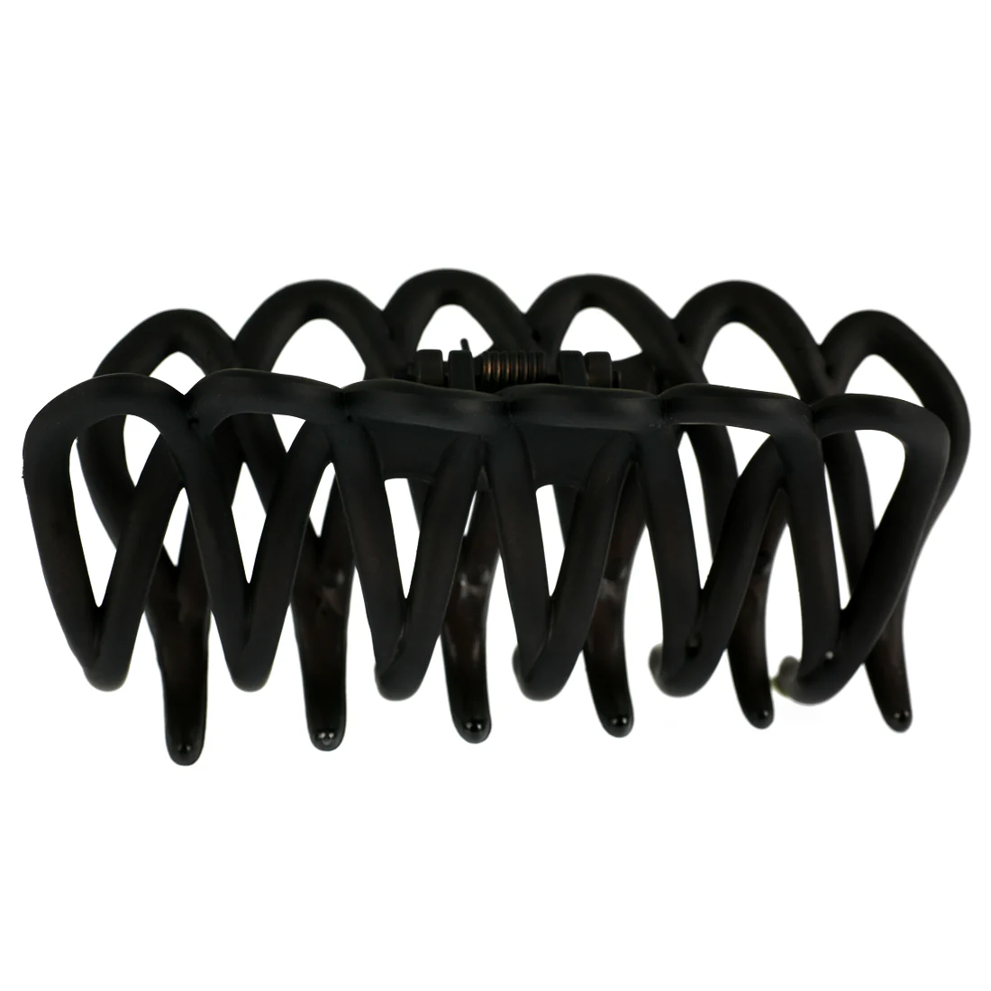 Ullu Lacey Hair Claw <br>Size: 10.5 x 4 x 4.5cm <br>Matte Black