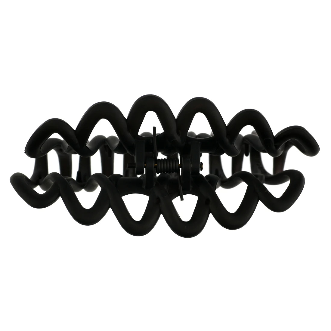 Ullu Lacey Hair Claw <br>Size: 10.5 x 4 x 4.5cm <br>Matte Black - Image 2