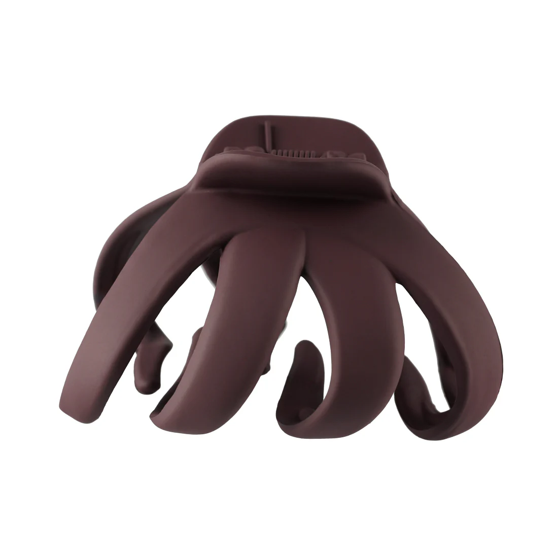 Ullu Marilyn Octopus Hair Claw <br>Size: 8cm x 5cm <br>Matte Crimson