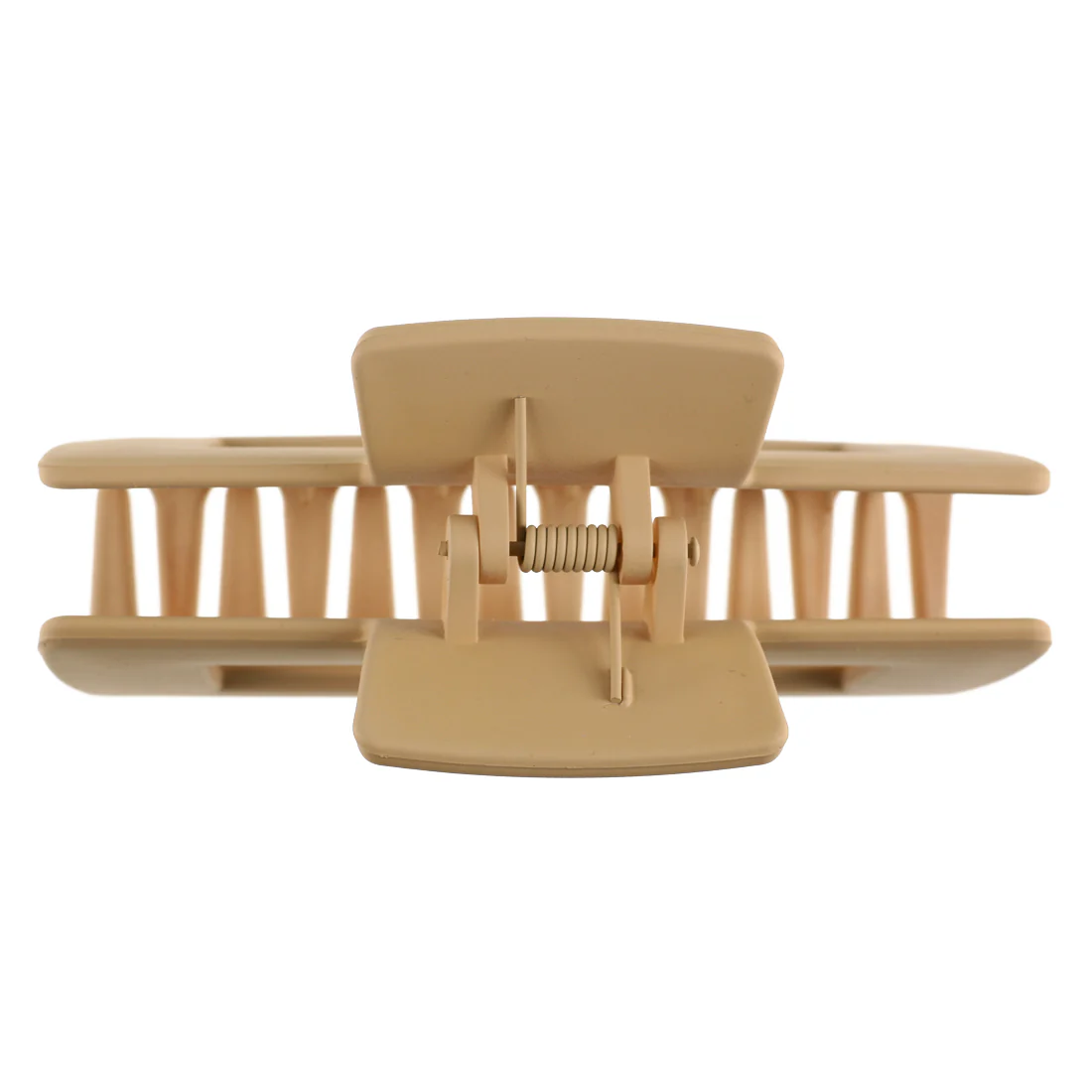 Ullu Melanie Hair Claw <br>Size: 10.5cm x 5cm <br>Matte Beige - Image 2