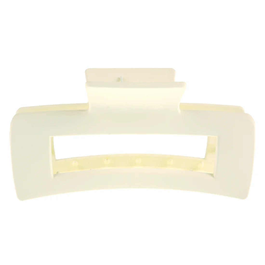 Ullu Melanie Hair Claw <br>Size: 10.5cm x 5cm <br>Matte White