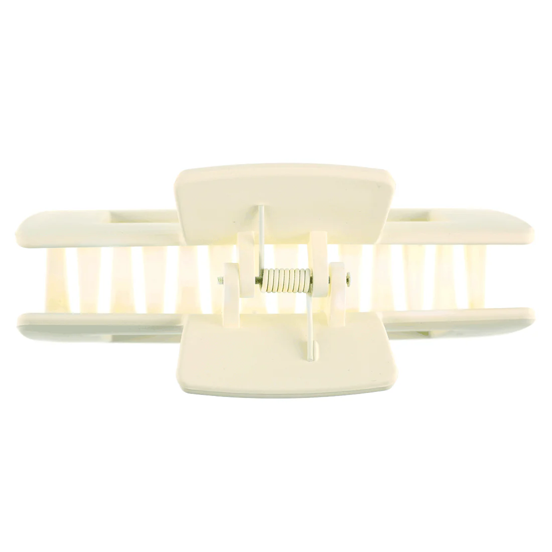 Ullu Melanie Hair Claw <br>Size: 10.5cm x 5cm <br>Matte White - Image 2
