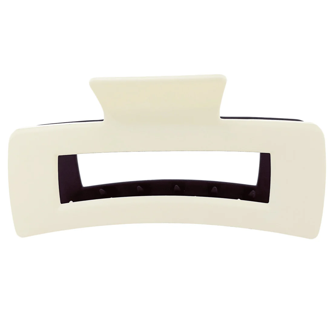 Ullu Melanie Hair Claw <br>Size: 10.5cm x 5cm <br>Two Tone Burgundy & White - Image 2