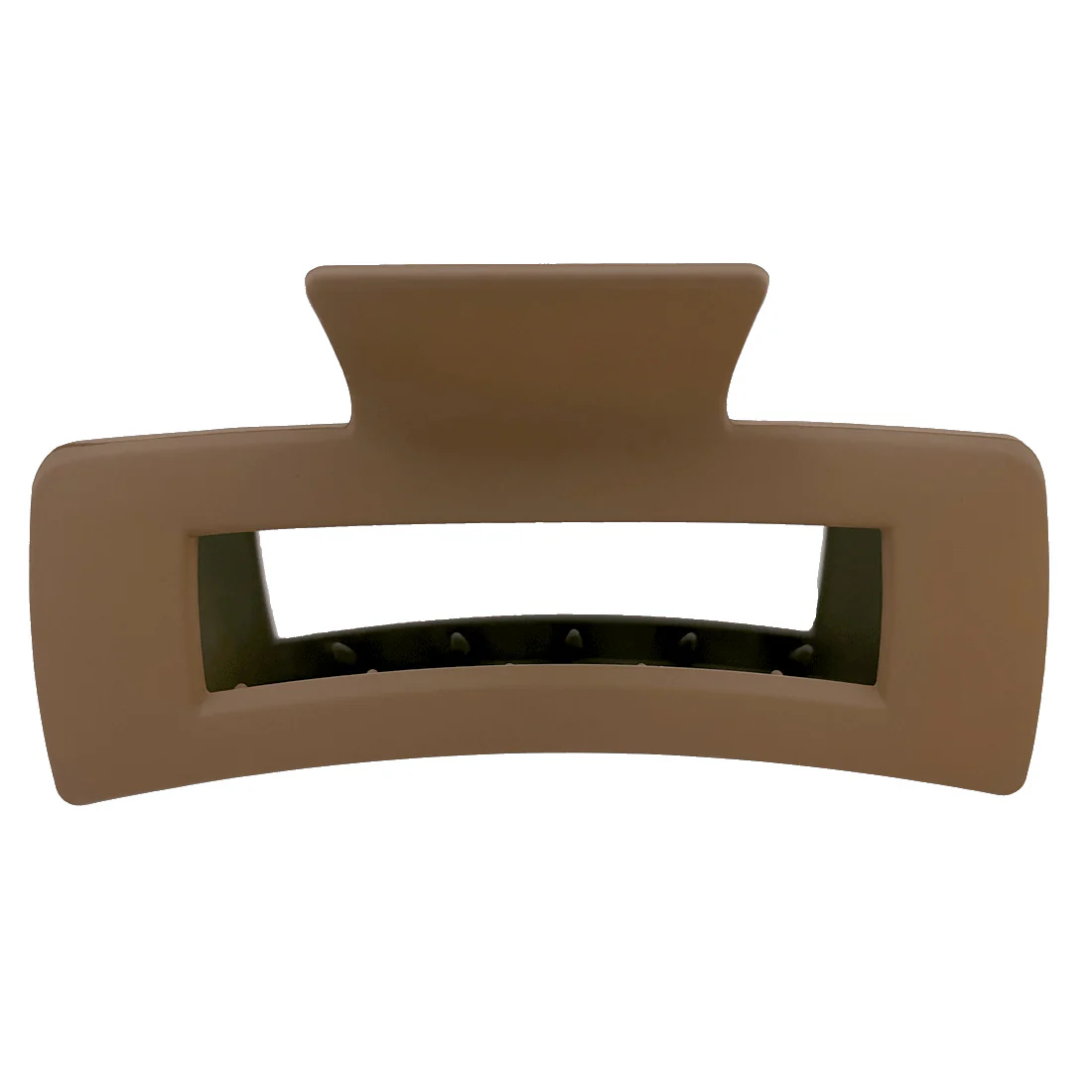 Ullu Melanie Hair Claw <br>Size: 10.5cm x 5cm <br>Two Tone Green & Taupe - Image 2