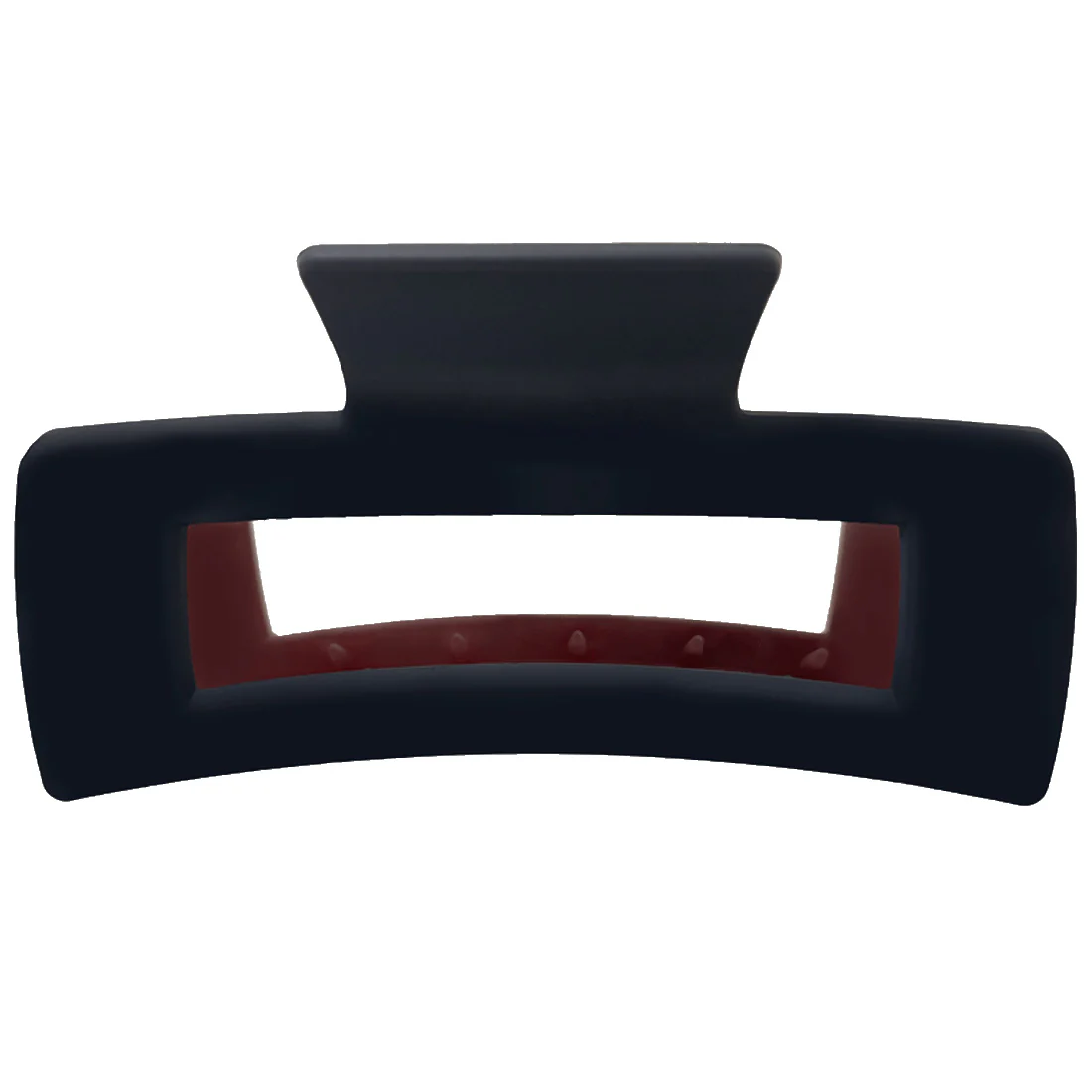 Ullu Melanie Hair Claw <br>Size: 10.5cm x 5cm <br>Two Tone Navy & Crimson - Image 2