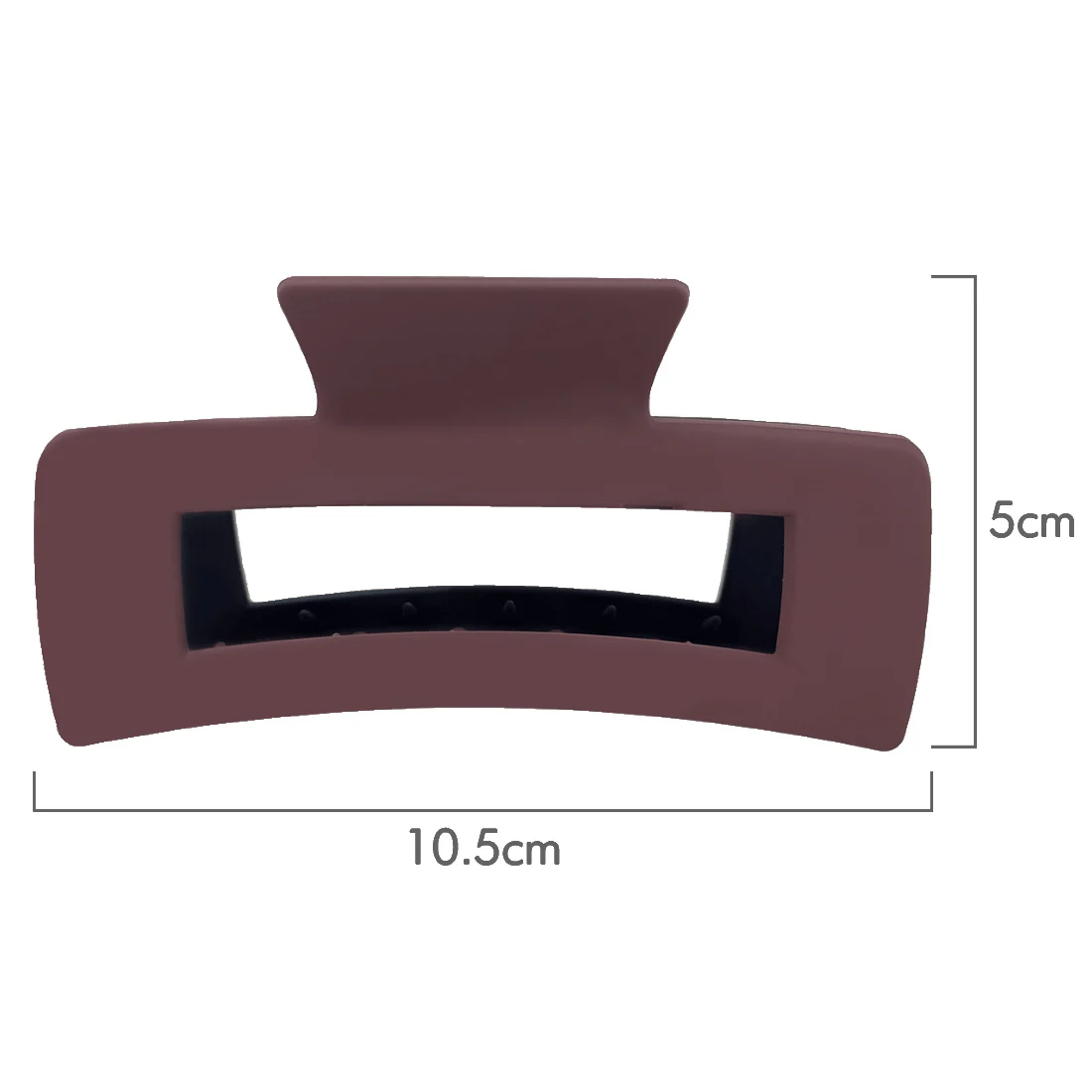 Ullu Melanie Hair Claw <br>Size: 10.5cm x 5cm <br>Two Tone Navy & Crimson - Image 5