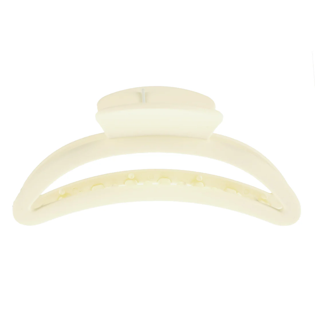 Ullu Romy Hair Claw <br>Size: 11.3 x 4.7 x 4.3cm <br>Matte Cream