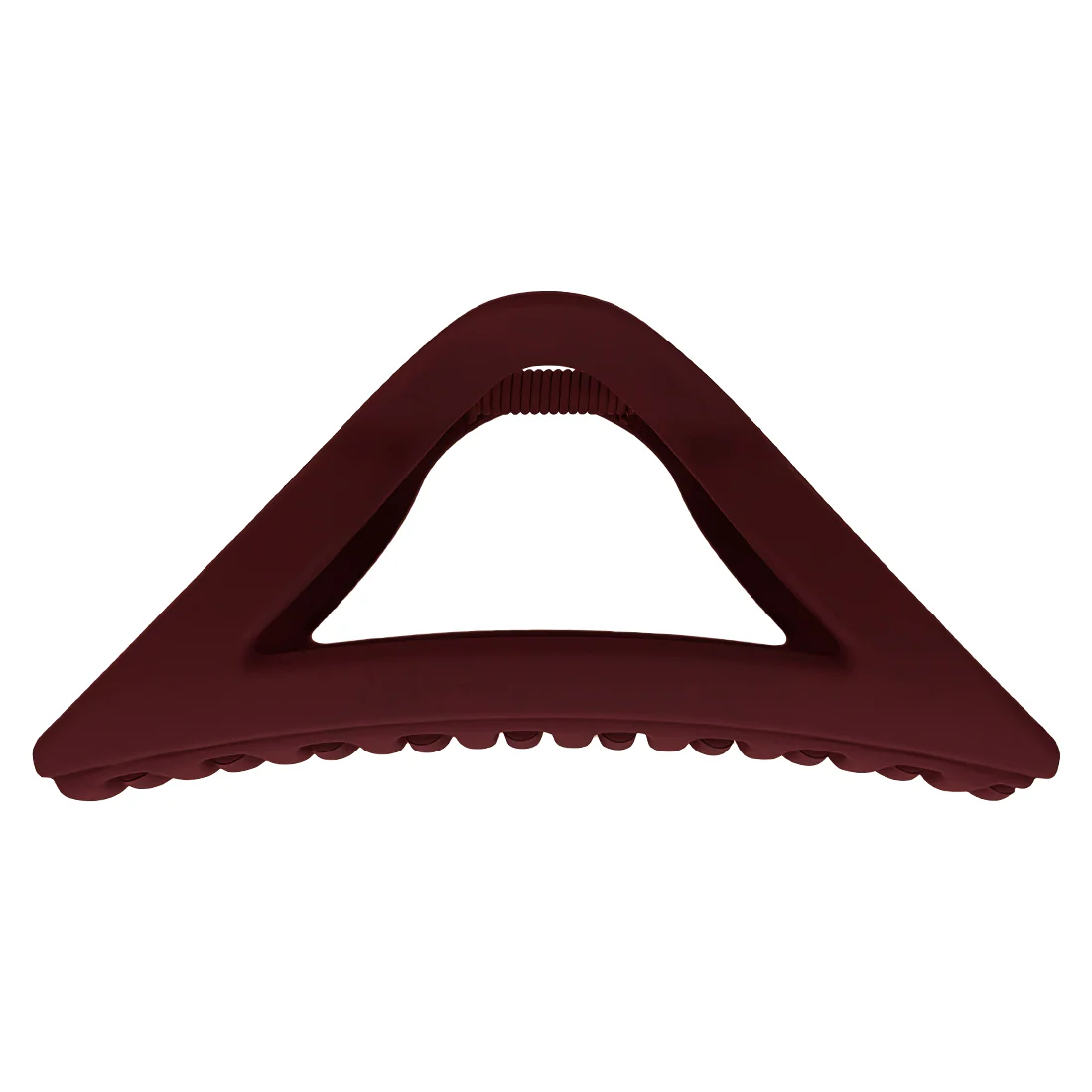 Ullu Ruby Hair Claw <br>Size: 11.5 x 5.5 x 4.7cm <br>Matte Burgundy