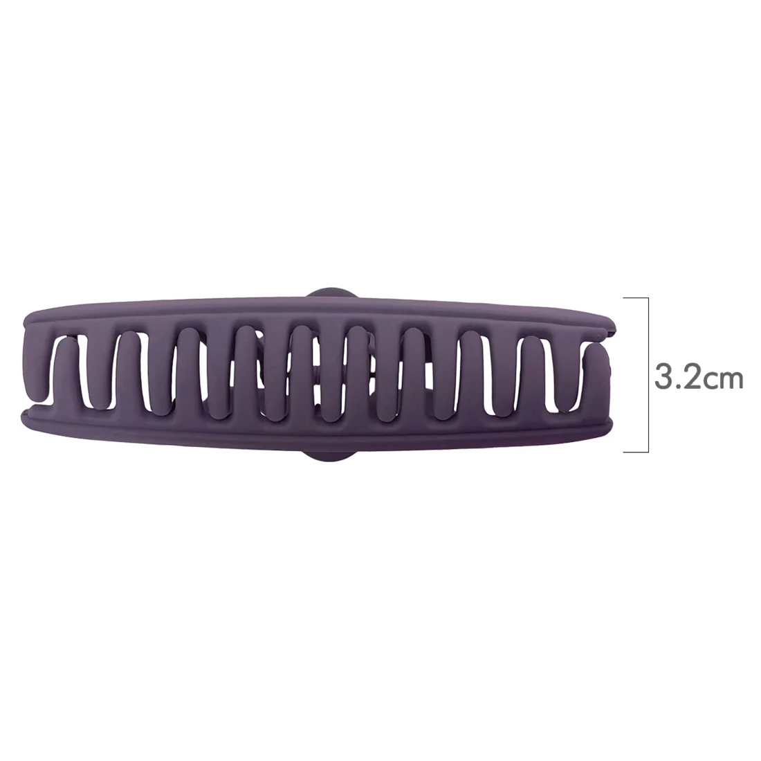 Ullu Ruby Hair Claw <br>Size: 11.5 x 5.5 x 4.7cm <br>Matte Mauve - Image 6