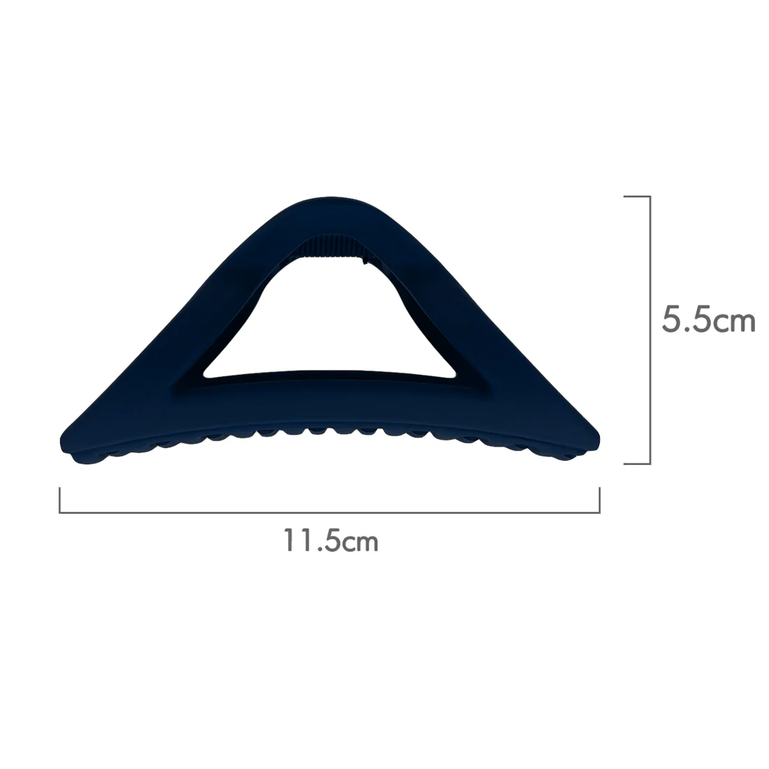 Ullu Ruby Hair Claw <br>Size: 11.5 x 5.5 x 4.7cm <br>Matte Navy - Image 4