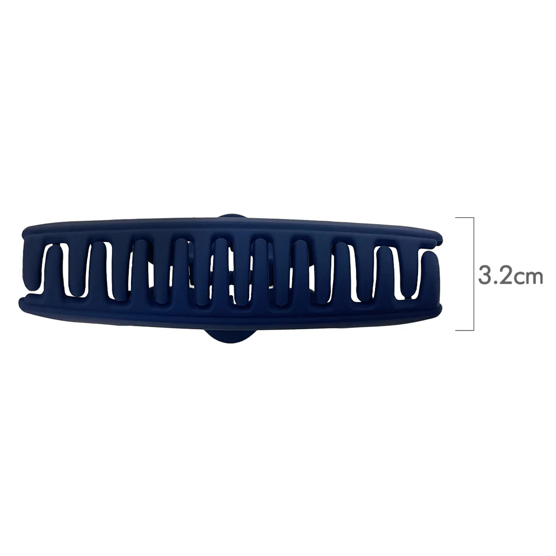 Ullu Ruby Hair Claw <br>Size: 11.5 x 5.5 x 4.7cm <br>Matte Navy - Image 6