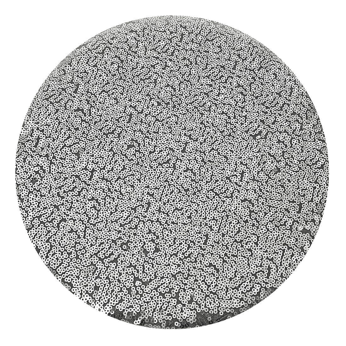 Ullu Sparkling Sequin Silver Shower Cap <br>One size fits all <br>Ruched Sequin Design - Image 3