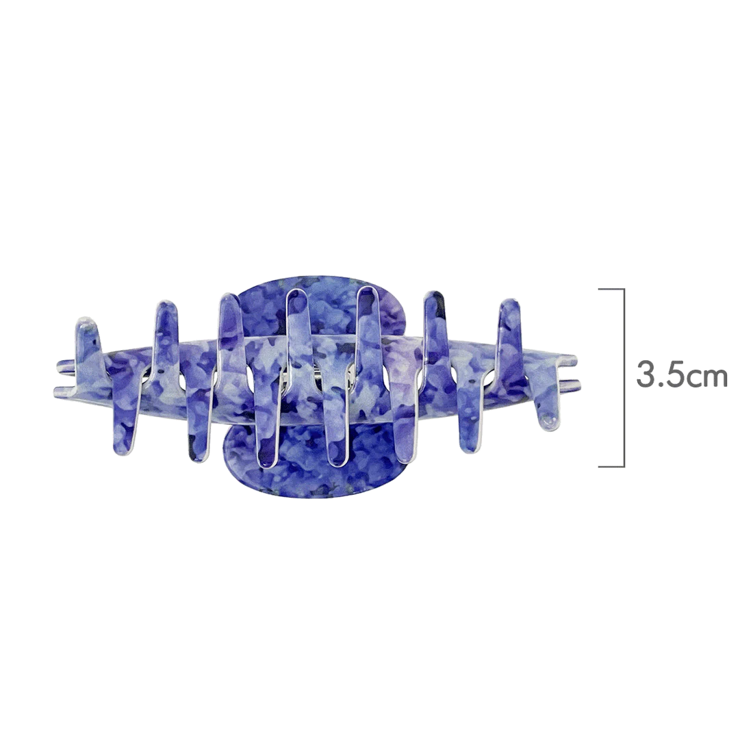 Ullu Tracey Hair Claw Extra Large <br>Delphinium Flower <br>11cm x 5.4cm - Image 6