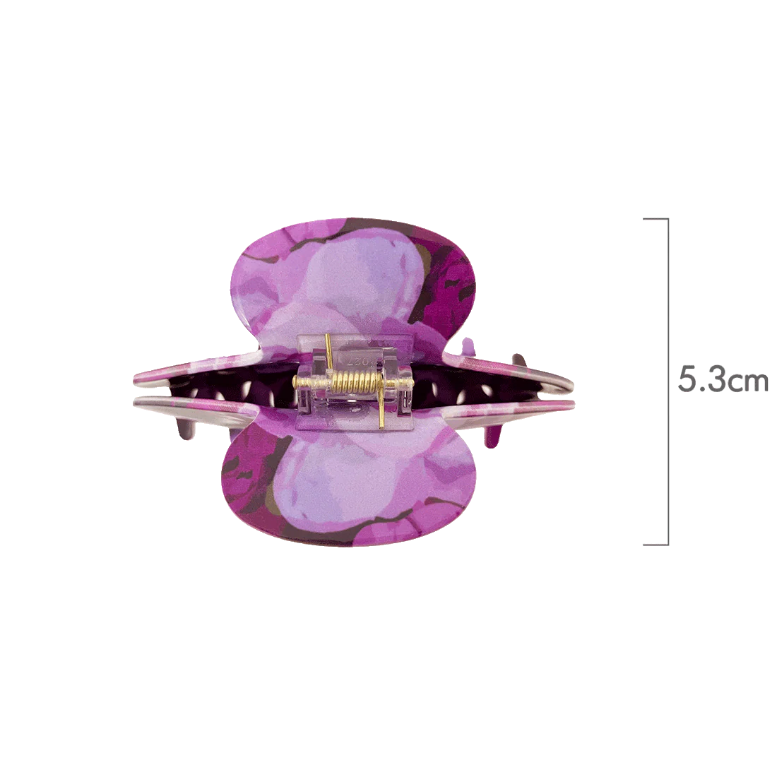 Ullu Tracey Hair Claw Extra Large <br>Fuchsia Peony Flower Design <br> 11cm x 5.4cm - Image 5