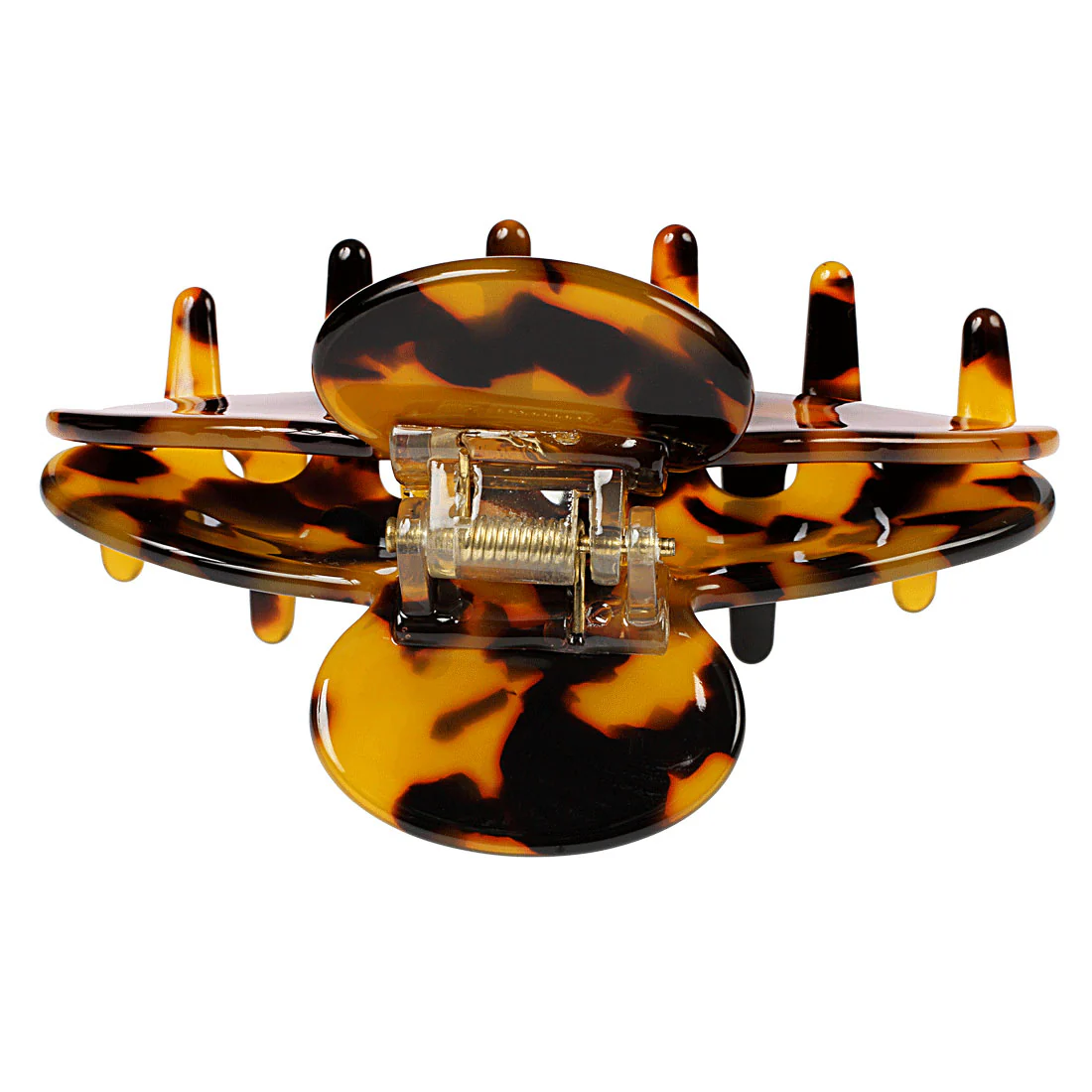 Ullu Tracey Hair Claw Large <br>Size: 9cm x 4.7cm <br>Dark Tortoise Shell - Image 2