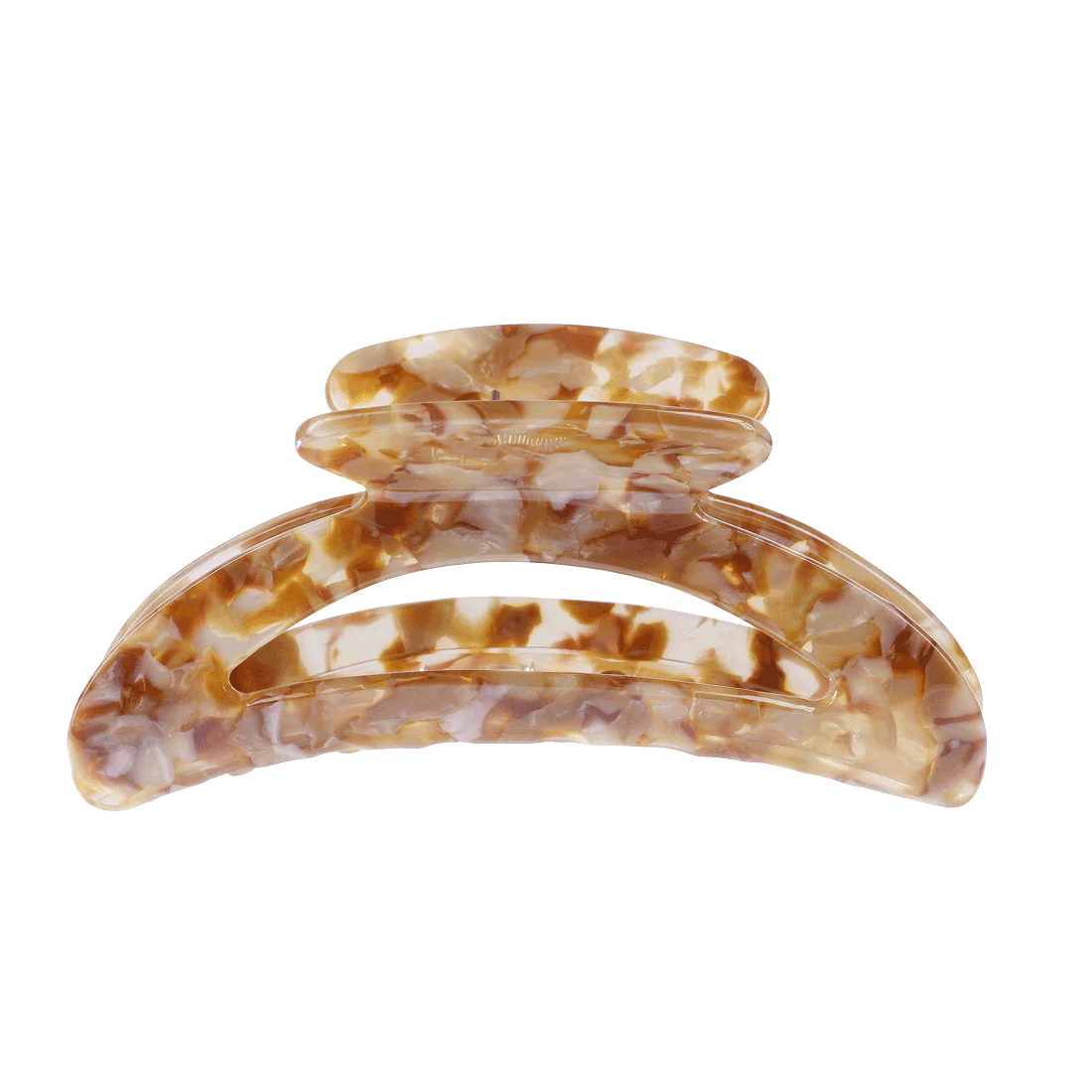 Ullu Valentine Hair Claw <br>Marble Amber <br>Size: 10.3cm x 4cm
