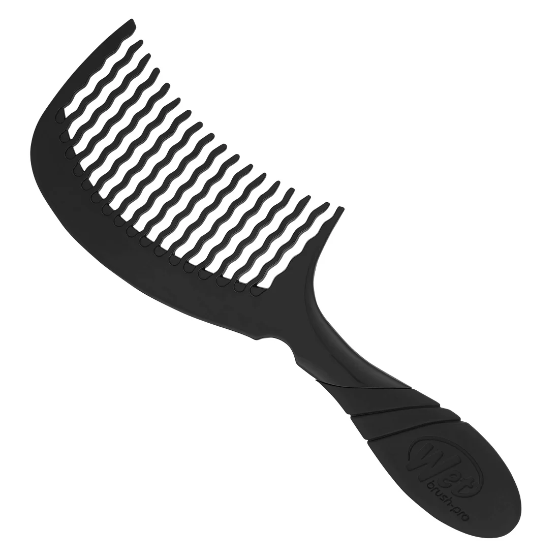 Wet Brush Pro Detangling Comb <br>Black <br>WaveTooth Design