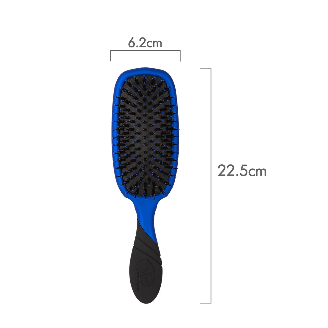 Wet Brush Pro Shine Enhancer Professional Hair Brush <br>Blue <br>Boar Bristle - Image 5