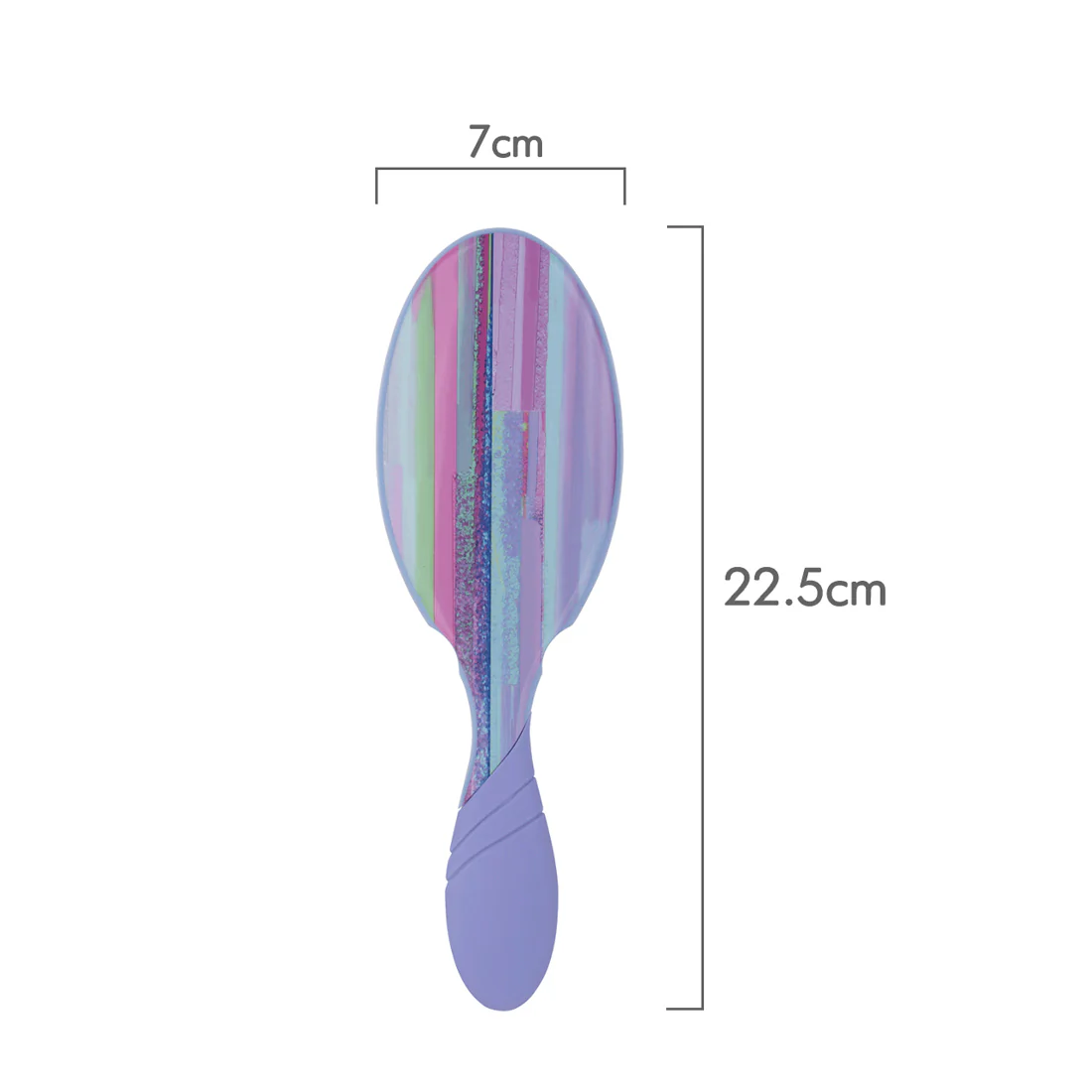 Wet Brush Pro Swift Strokes Detangler Hair Brush <br>Purple Streams <br>IntelliFlex bristles - Image 3